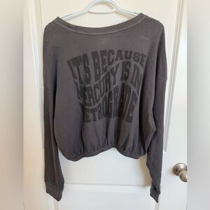 Offline by Aerie Long Sleeve Crop Top Large
